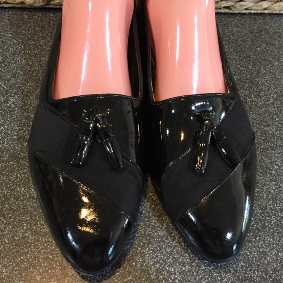 Giorgio Brutini Black Patent Flats - Picture 5 of 16